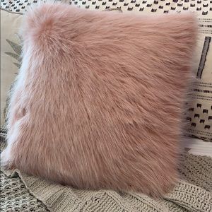 Faux fur Throw pillow